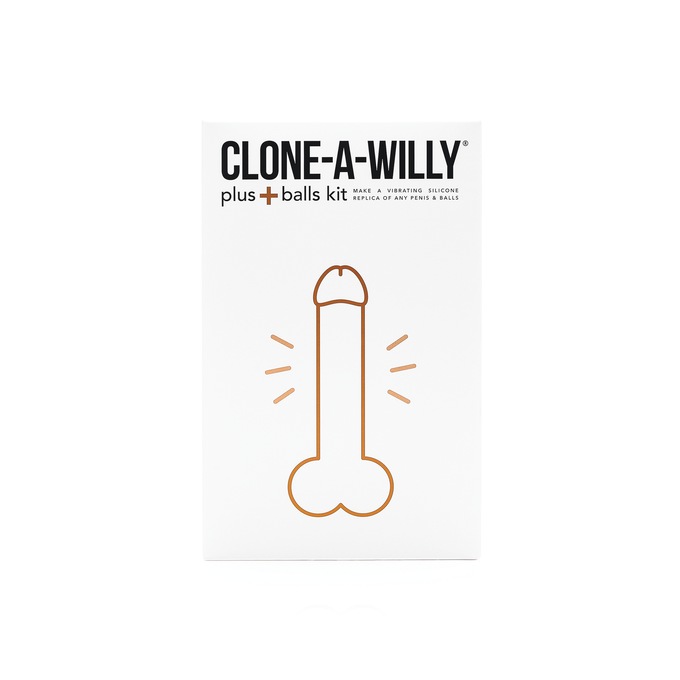 Clone-A-Willy Silicone Dildo Molding Plus Balls Kit with Bullet Vibrator and Remote Control, , large