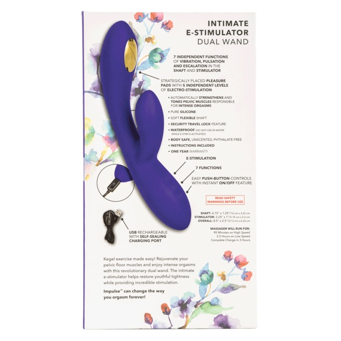 Impulse Intimate E-Stimulator Dual Wand By Calexotics, , large