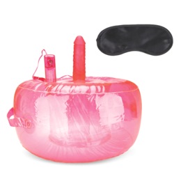 Lux Fetish Inflatable Sex Chair With Vibrating Dildo And Remote Control&mdash;Pink, , large