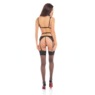 Boss Of You Bra, Garter, Belt and G-String 3-Piece Set by Rene Rofe, , large