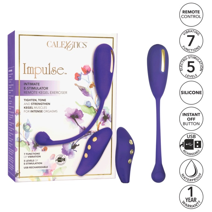 Impulse Intimate E-Stimulator Remote Kegel Exerciser By Calextoics, , large