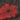 Crotchless Floral Lace Thong With Bows by Rene Rofe, Red, swatch