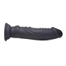 Zues Vibrating E-stim Silicone Dildo with Remote, , large
