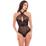 Midnight Halter Teddy By Rene Rofe, , large