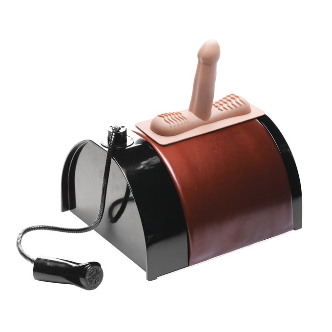 LoveBotz The Saddle Sex Machine—Black/Vanilla, , large