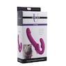 Strap U Evoke Ergo Fit Inflatable & Vibrating Silicone Strapless Strap-on with Remote, , large