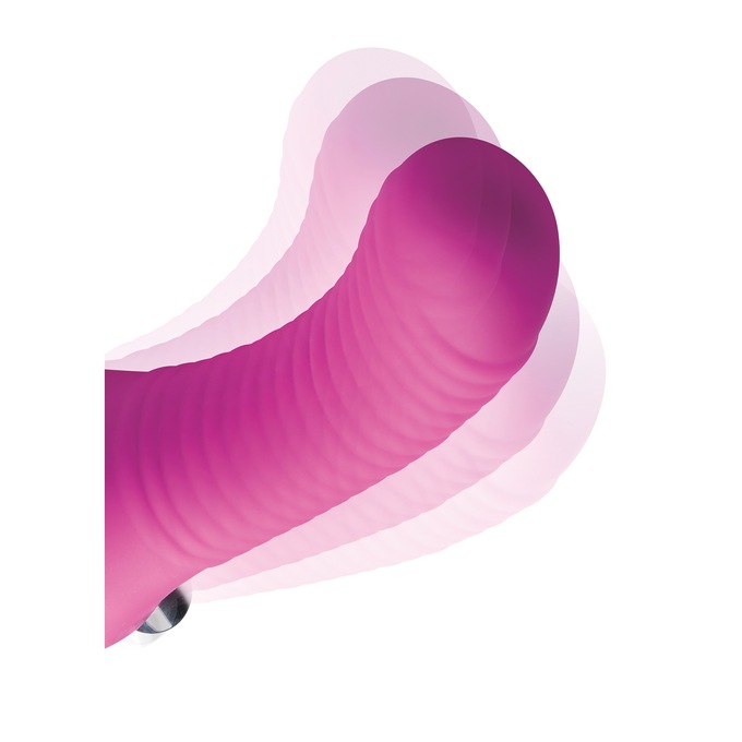 Strap U Regal Rider Vibrating Silicone Strapless Strap On 6” Triple G Dildo, , large