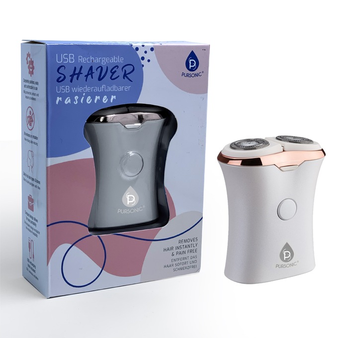 Pursonic Rechargeable USB Shaver, , large