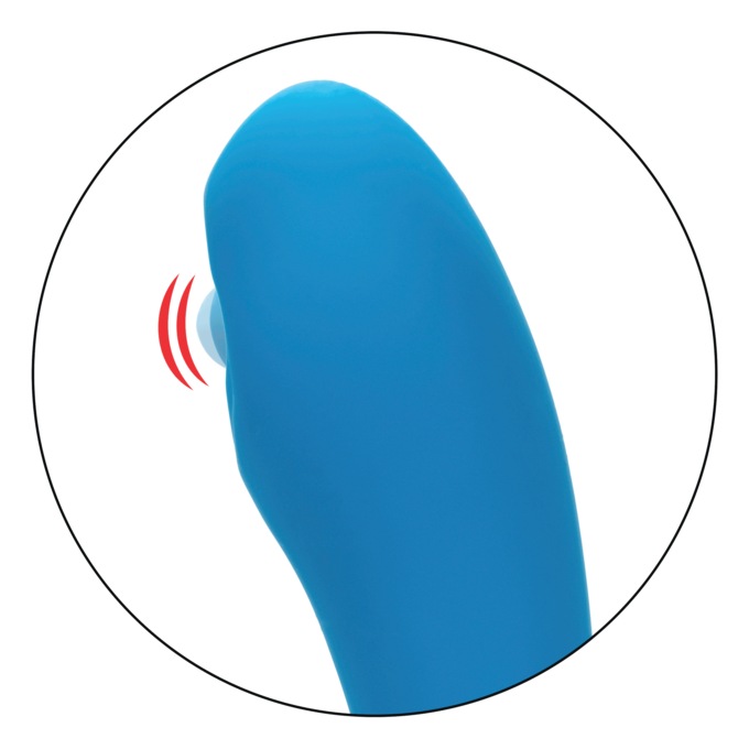 Silicone Remote Pulsing Pleaser, , large