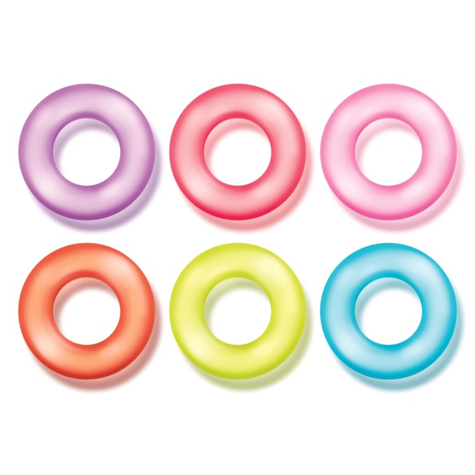 6-Pack King of the Ring Cock Rings, , large