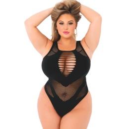 Plus-Size Low Blow Seamless Bodysuit By Rene Rofe, , large