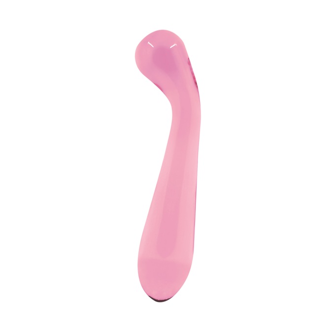 Crystal Premium Glass G Spot Wand 5.7” Dildo, , large