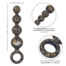 Naughty Bits Butt Balls Silicone Booty Beads by Calexotics, , large