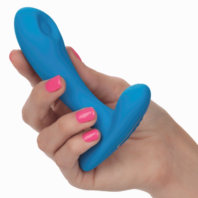 Silicone Remote Pulsing Pleaser, , large