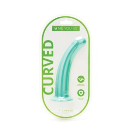 ME YOU US Curved Silicone 7&quot; Dildo, , large