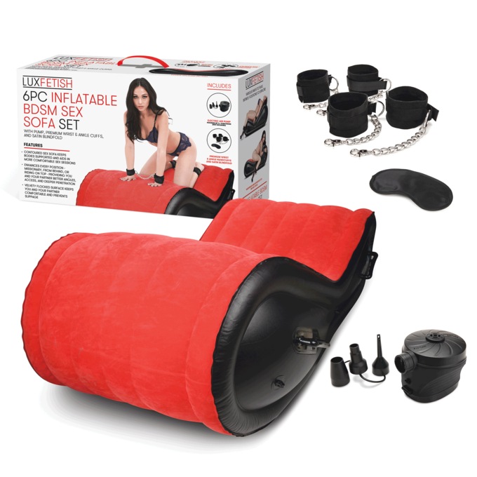 Lux Fetish Inflatable BDSM Sex Sofa Set 6-Piece, , large