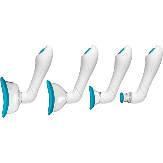 Bloom Intimate Body Pump Vibrating Rechargeable 4-Piece Interchangeable Set, , large