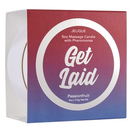 Jelique Pheromone Soy Massage Oil Candle, , large