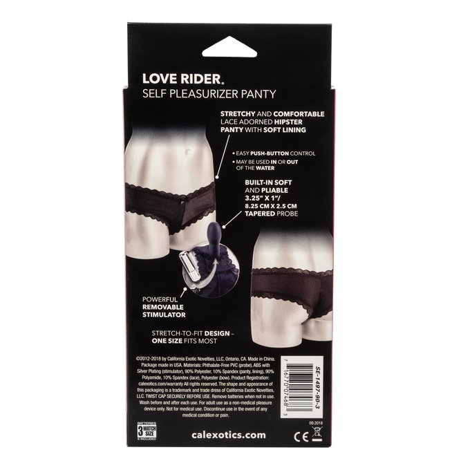 Love Rider Self Pleasurizer Panty, , large